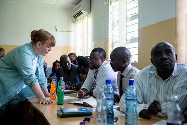 King's Global Health Partnerships stock image 